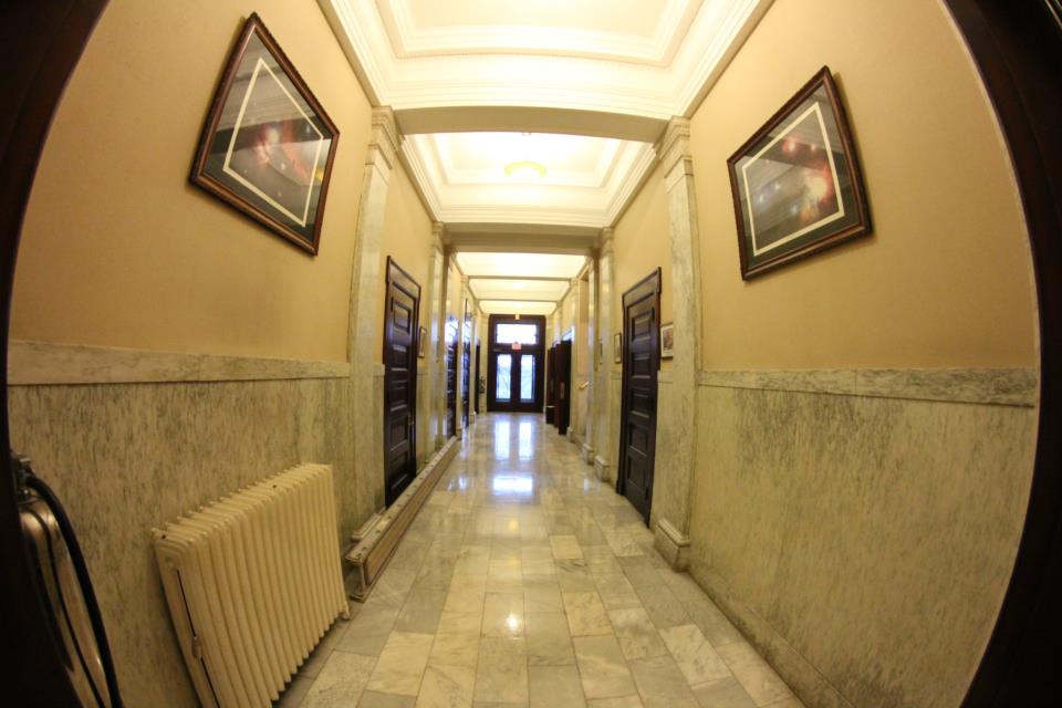 The halls of the Allegheny Observatory